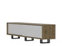 Hanah Home Soporte de TV Askal - Ud, Roble y Blanco